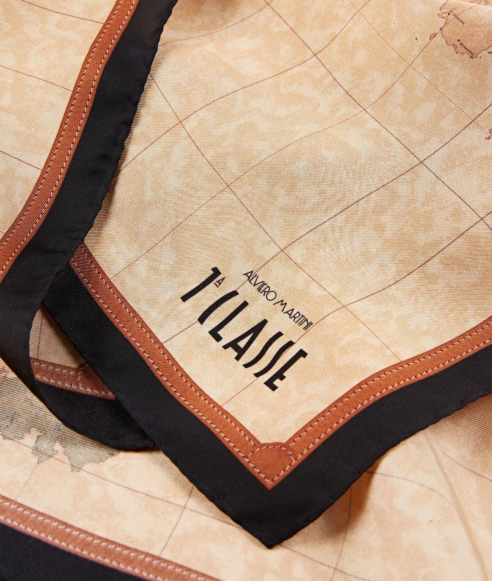 Alviero Martini - Scarf Foulard Black 70x70