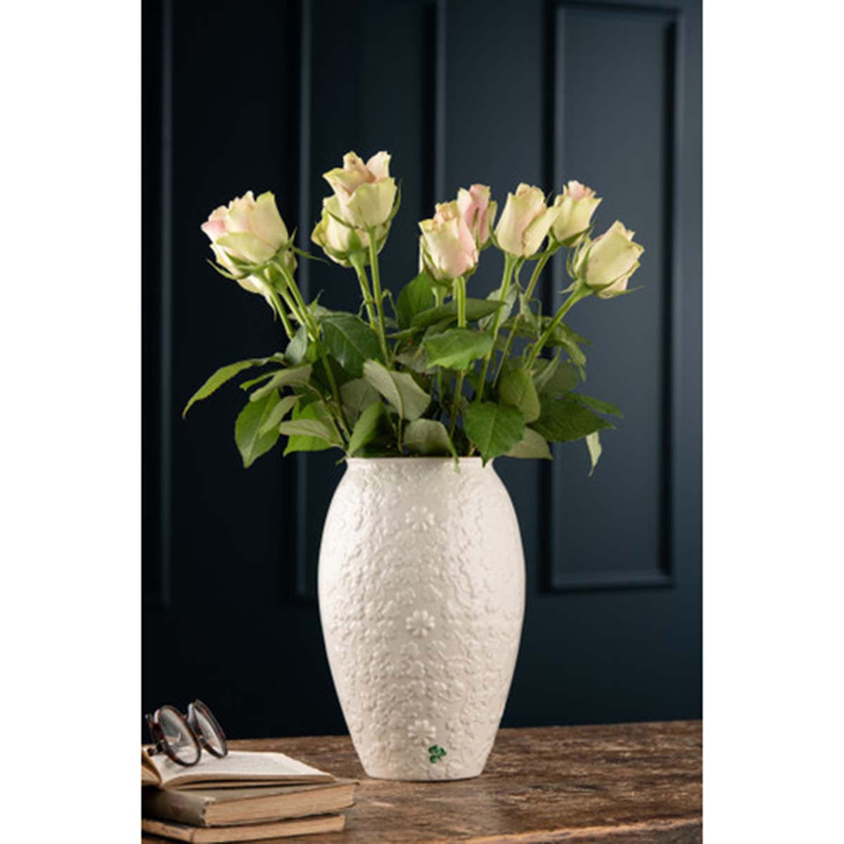 Belleek Classic Fields of Shamrock Vase