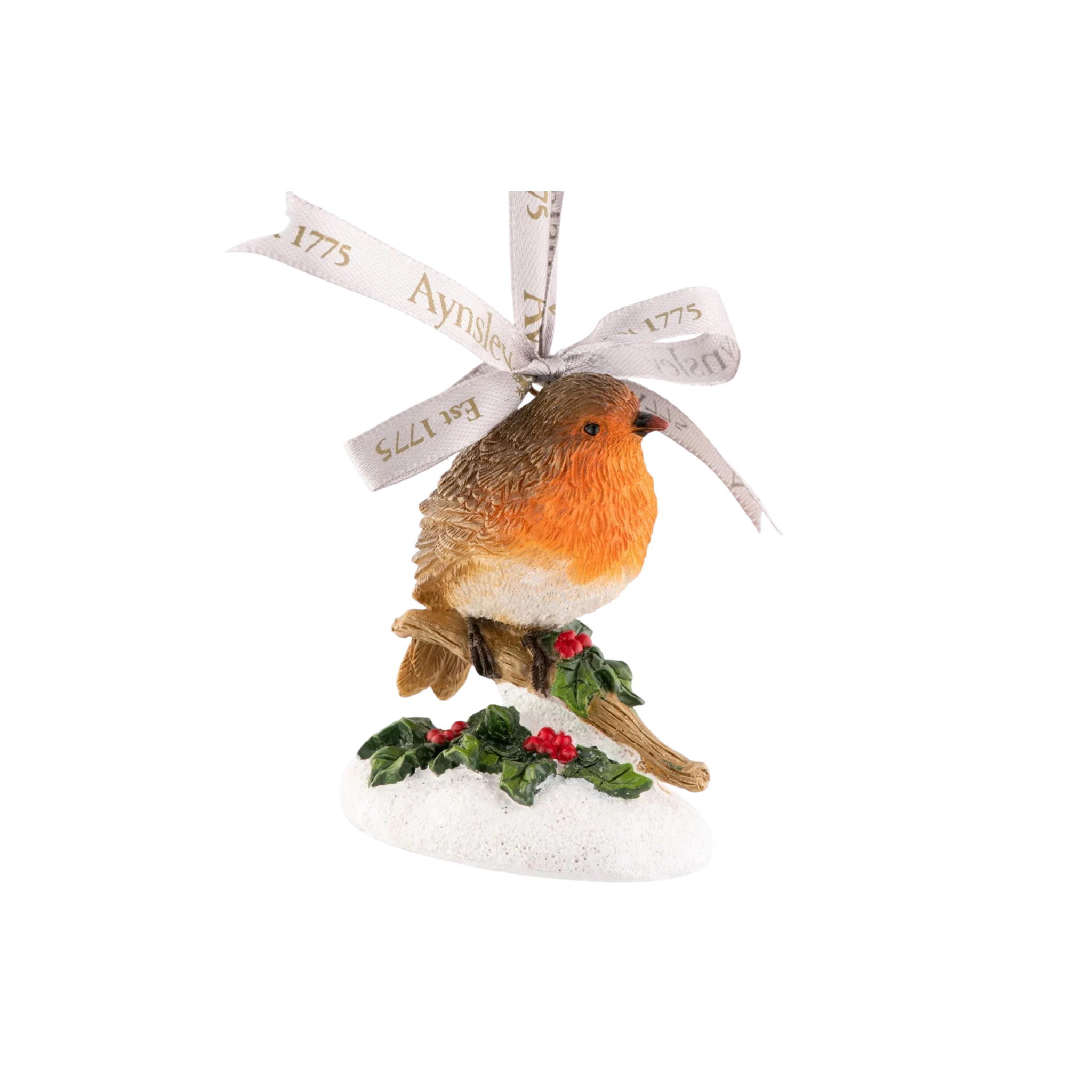Aynsley Flat Cap Robin Hanging Ornament