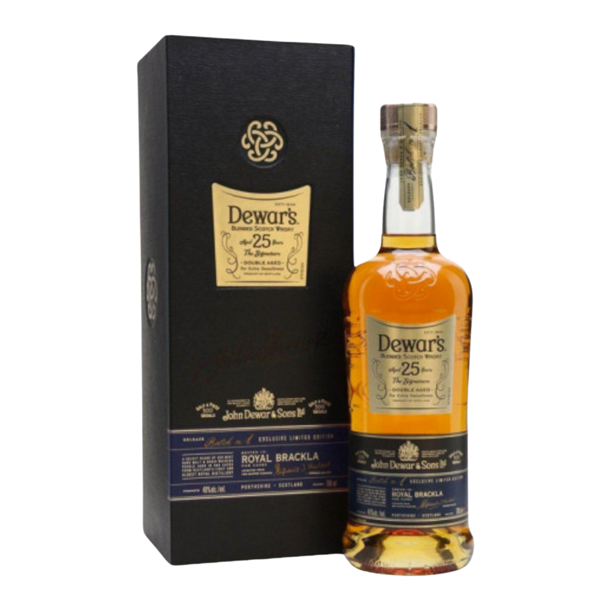 Dewars Blended Scotch Whisky 25 Year Old, 700ml
