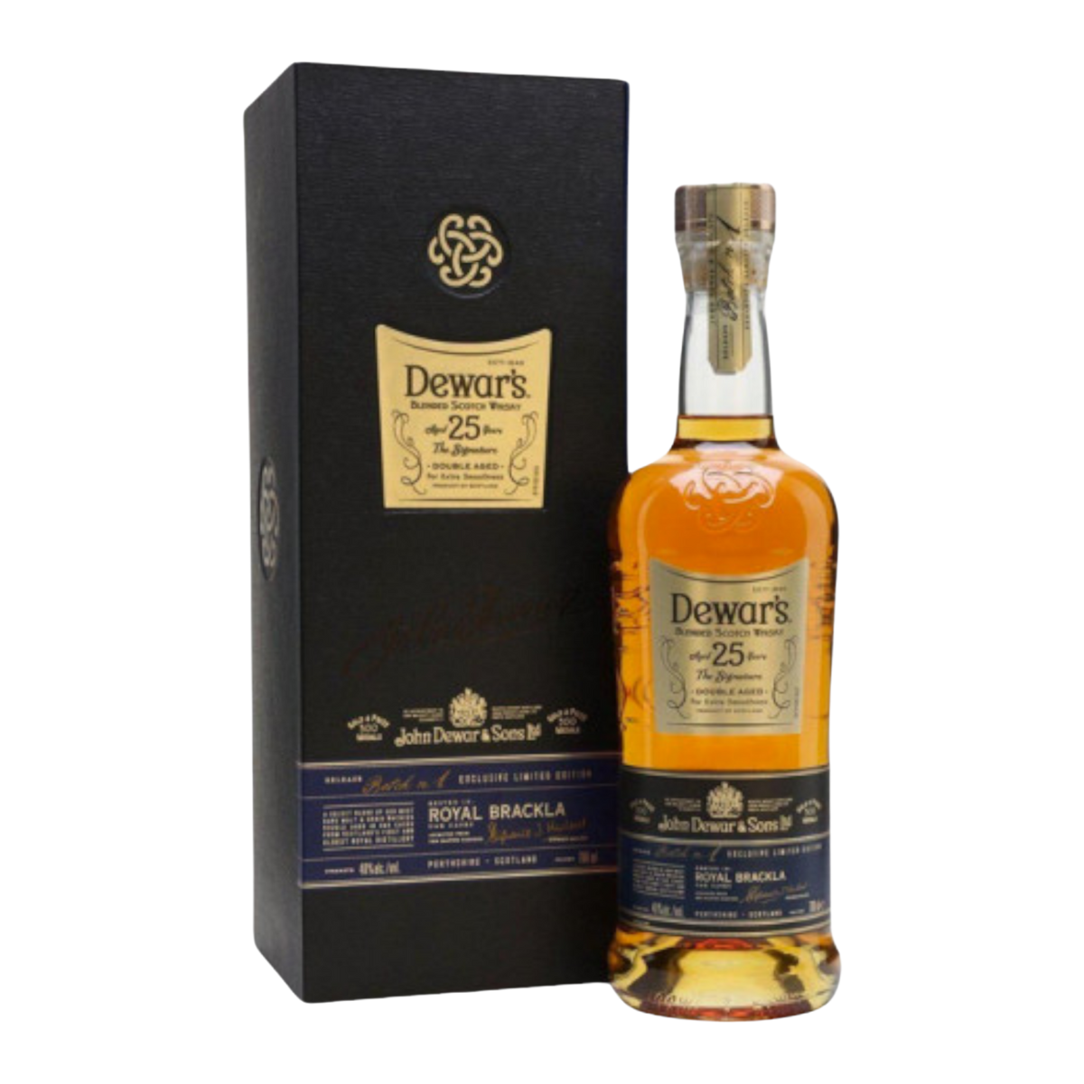 Dewars Blended Scotch Whisky 25 Year Old, 700ml