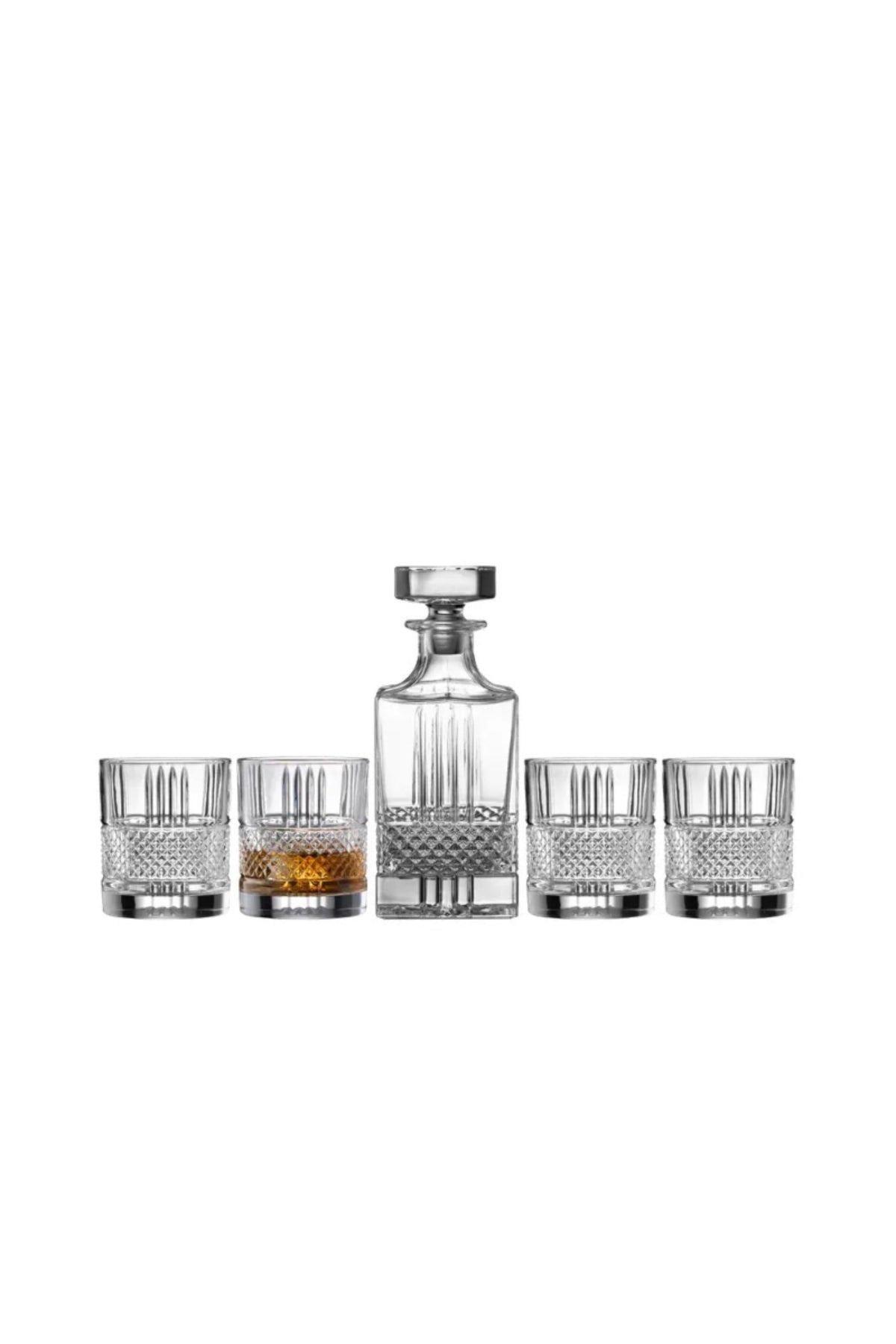 Galway Crystal Eyre Decanter Set - Decanter & 4 D.O.F