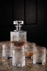 Galway Crystal Eyre Decanter Set - Decanter & 4 D.O.F