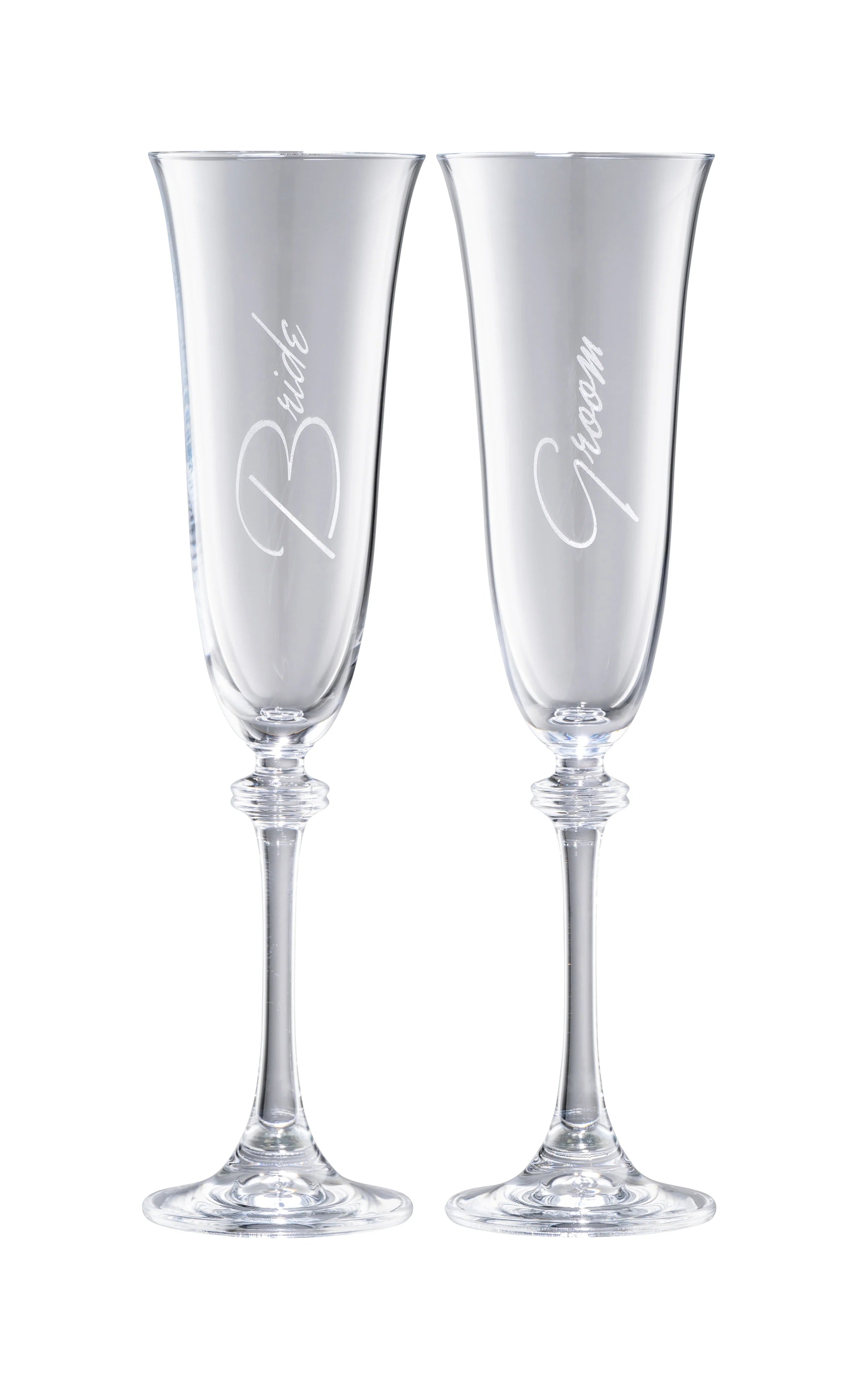 Galway Liberty Flute Pair Bride & Groom