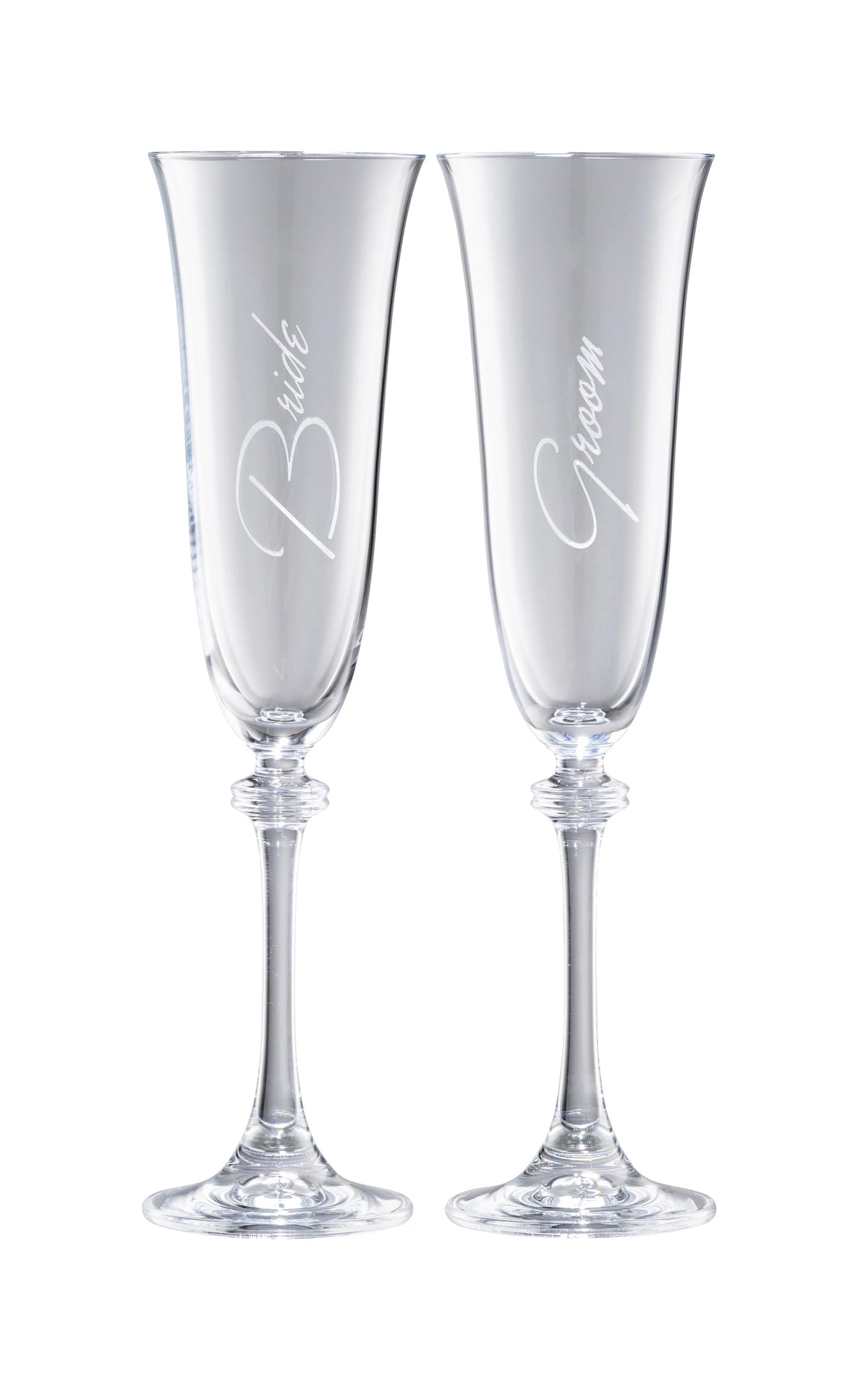 Galway Liberty Flute Pair Bride & Groom