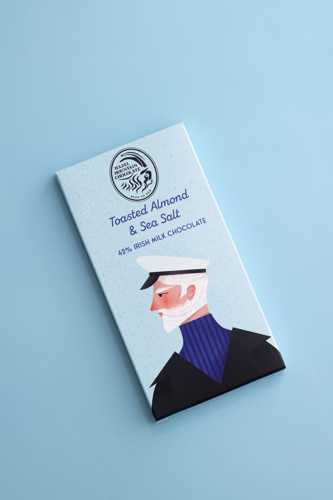 Hazel Mountain Toasted Almond & Sea Salt 75g