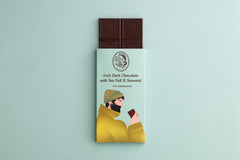 Hazel Mountain Dark Choc Sea Salt & Seaweed 70g