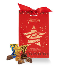 Butlers Luxury Red Christmas Pouch 200g