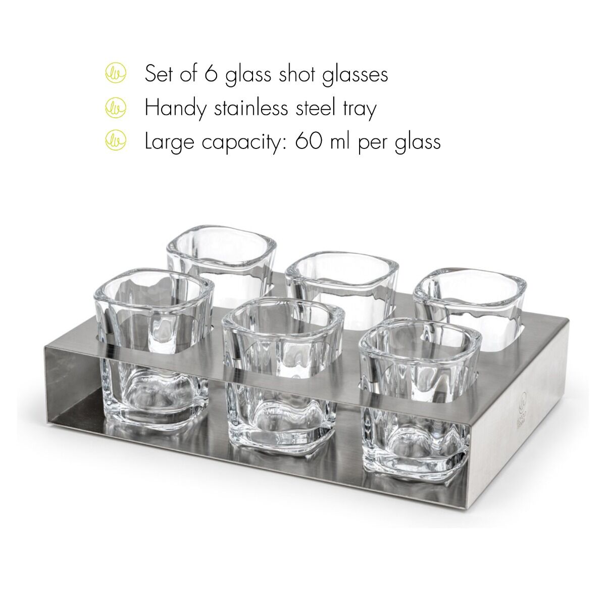 Shot Glasses with Tray - Leopald Vienna