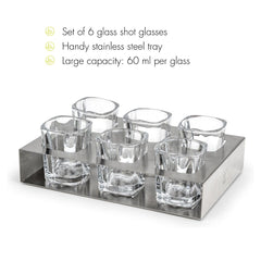 Shot Glasses with Tray - Leopald Vienna