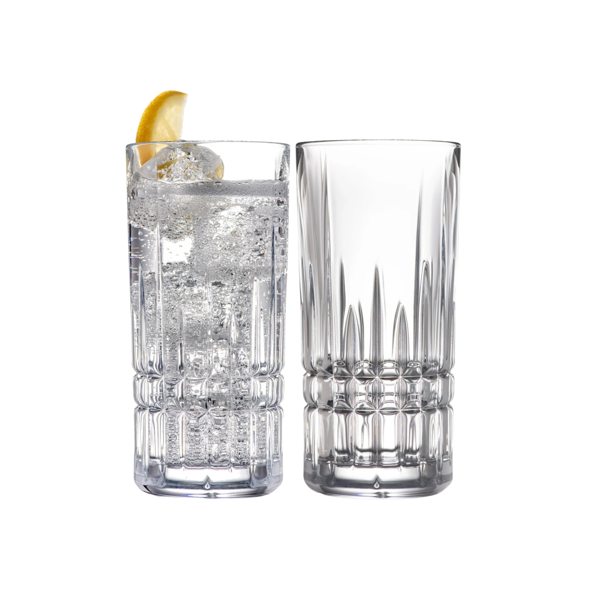 Galway Crystal Liffey Hiball Glass Pair