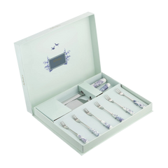 Aynsley Archive Blue Pastry Set