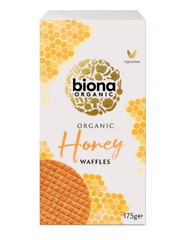 Biona Organic Honey Waffles 175G