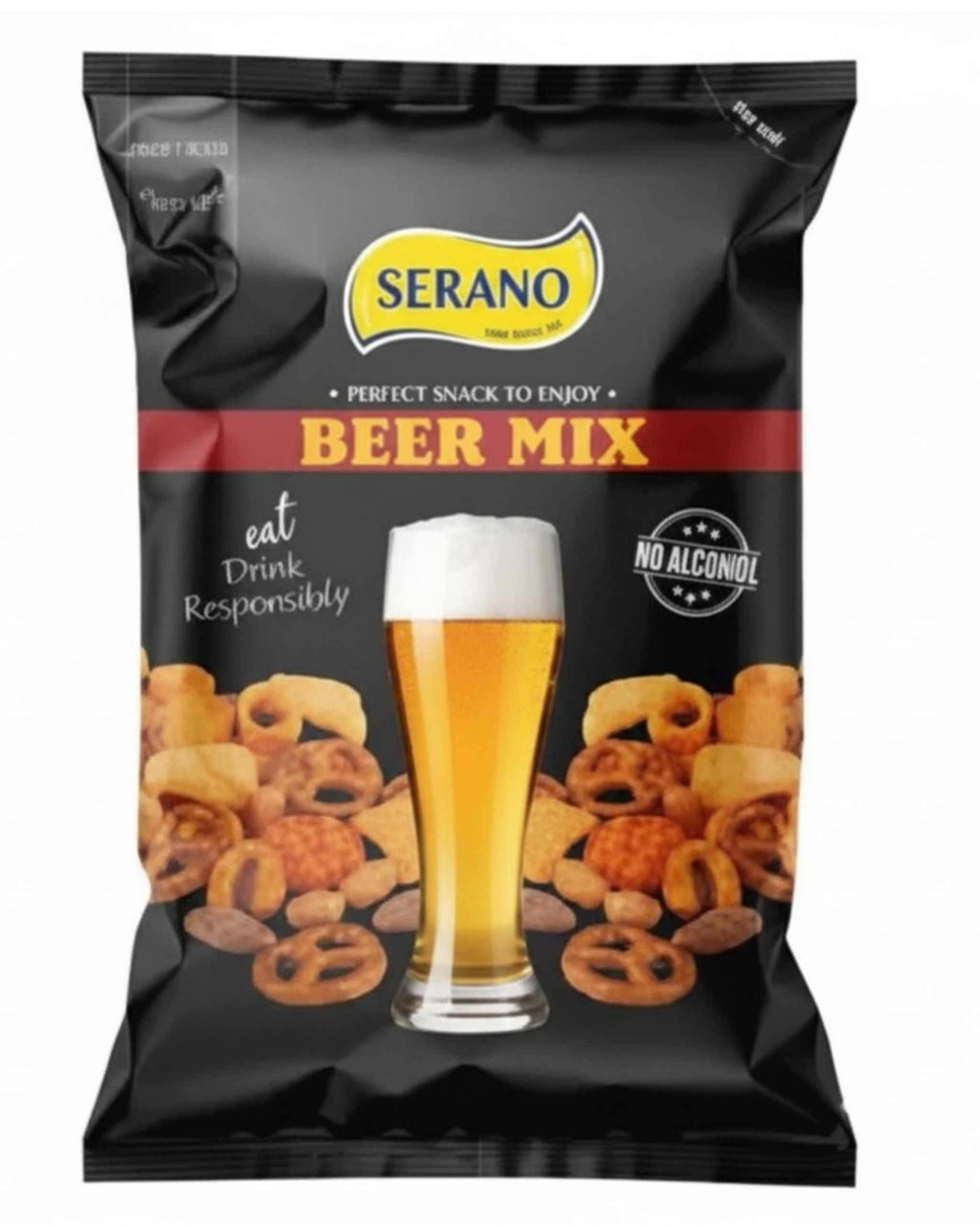 Serano Beer Mix Roasted Nuts and Crackers 150G