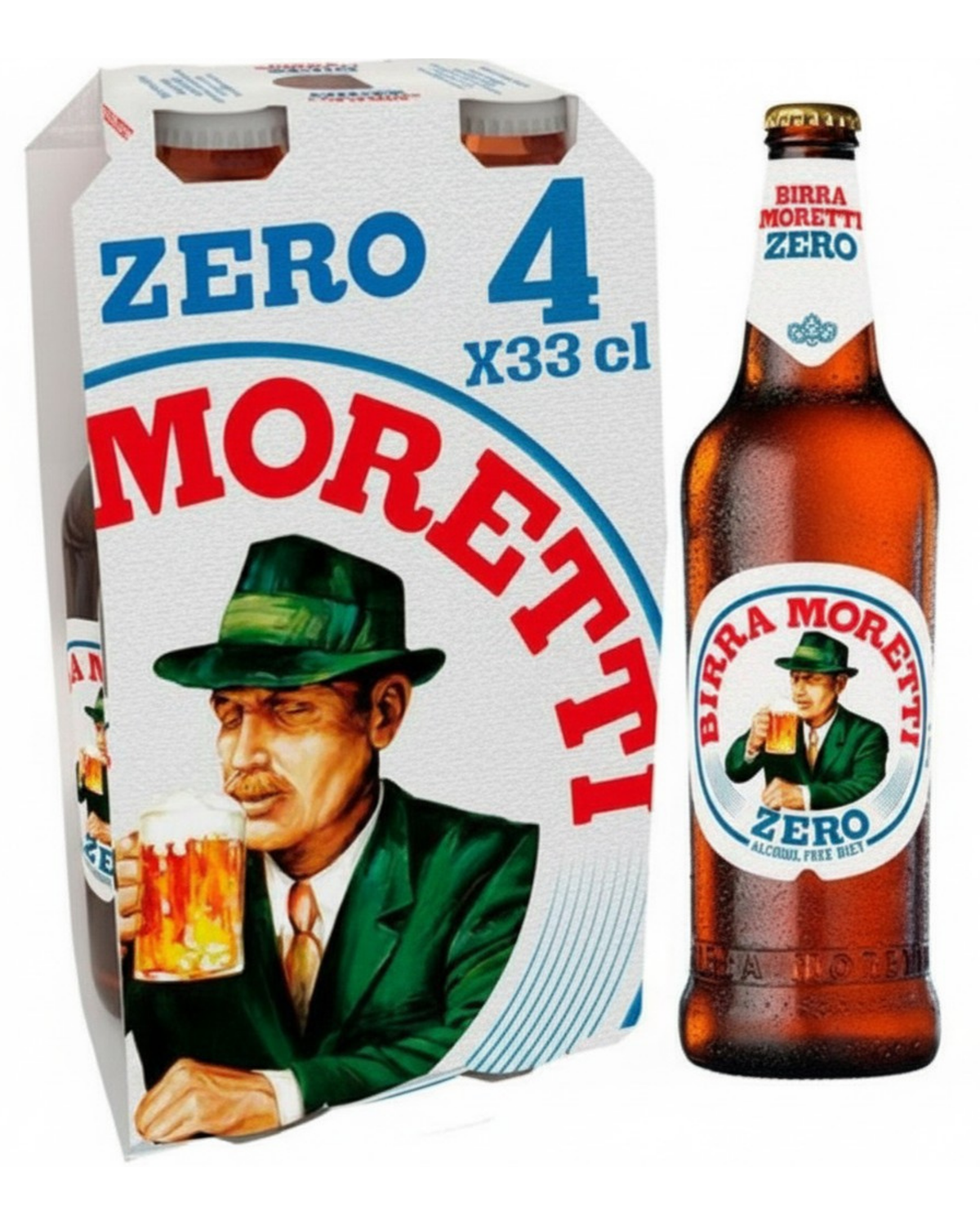 Birra Moretti Zero 33cl Pack X 4