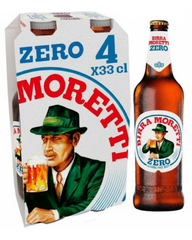 Birra Moretti Zero 33cl Pack X 4