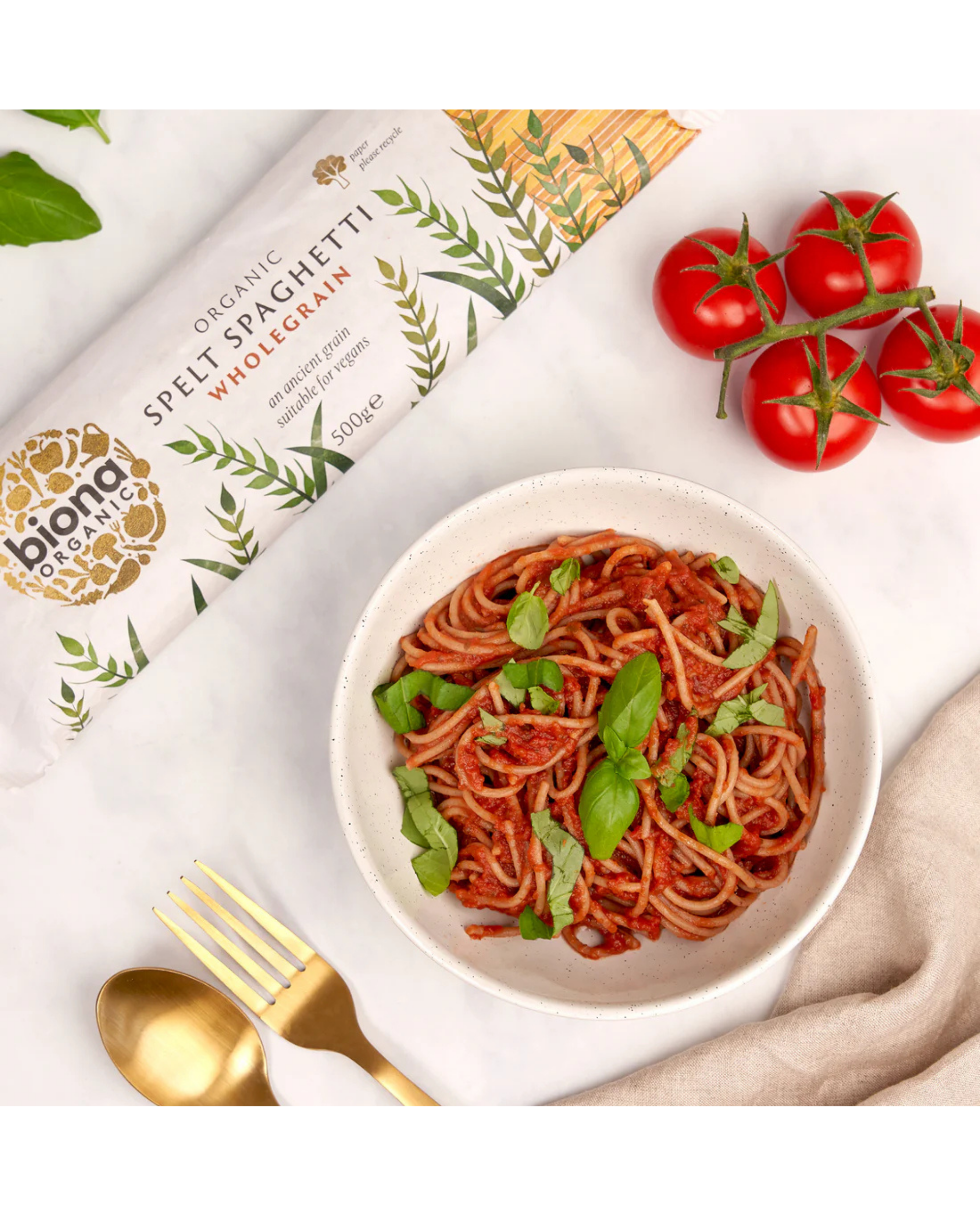 Biona Organic Spelt Wholegrain Spaghetti 500g