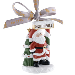Aynsley Santa at North Pole Hanging Ornament
