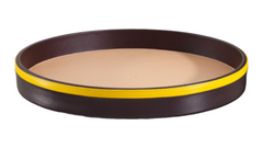 Dudu Leather Tray, Burgundy