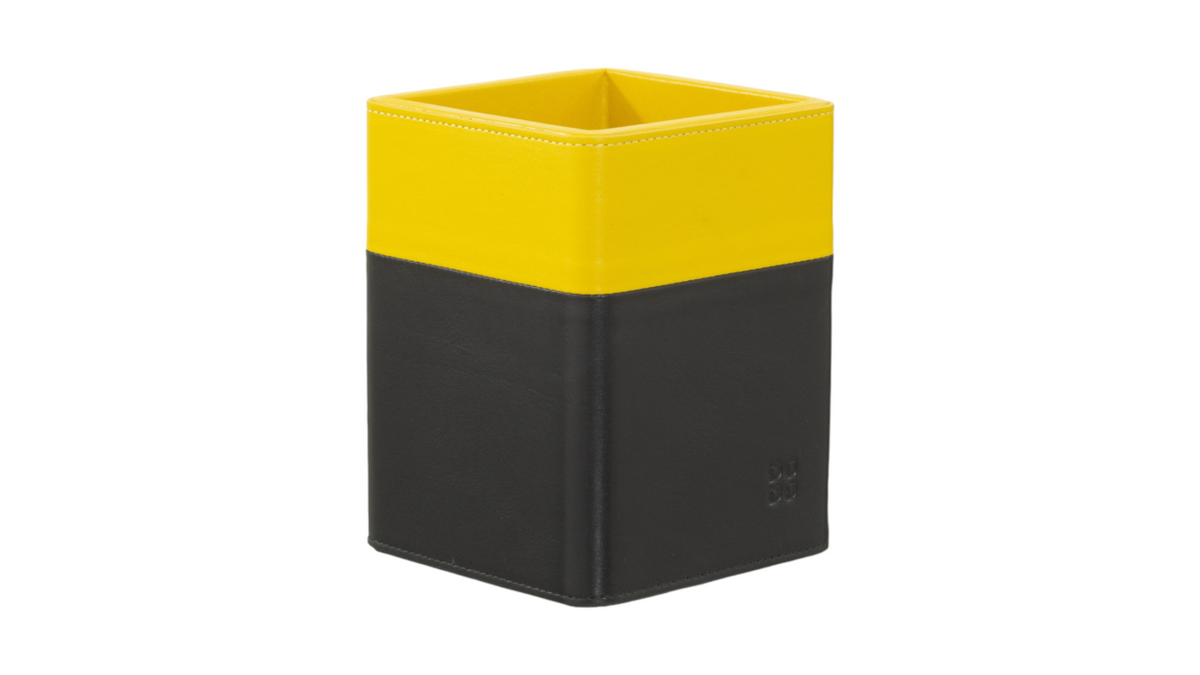 Dudu Leather Pens Holder, Black