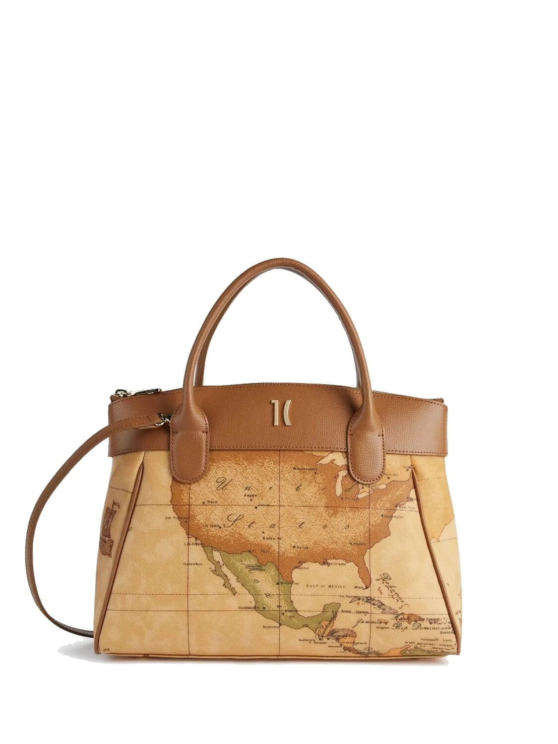 Alviero Martini - Hand Bag w/detachable Tobacco