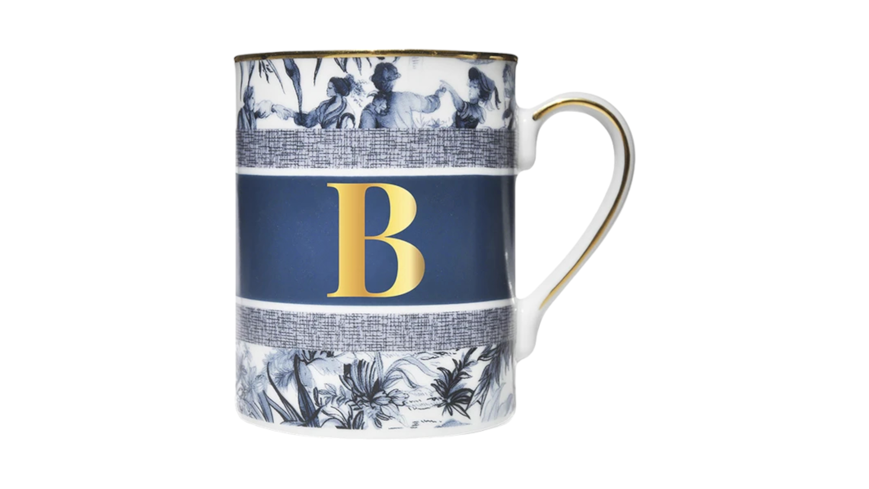 Baci Milano Infinity Mug With Letter B