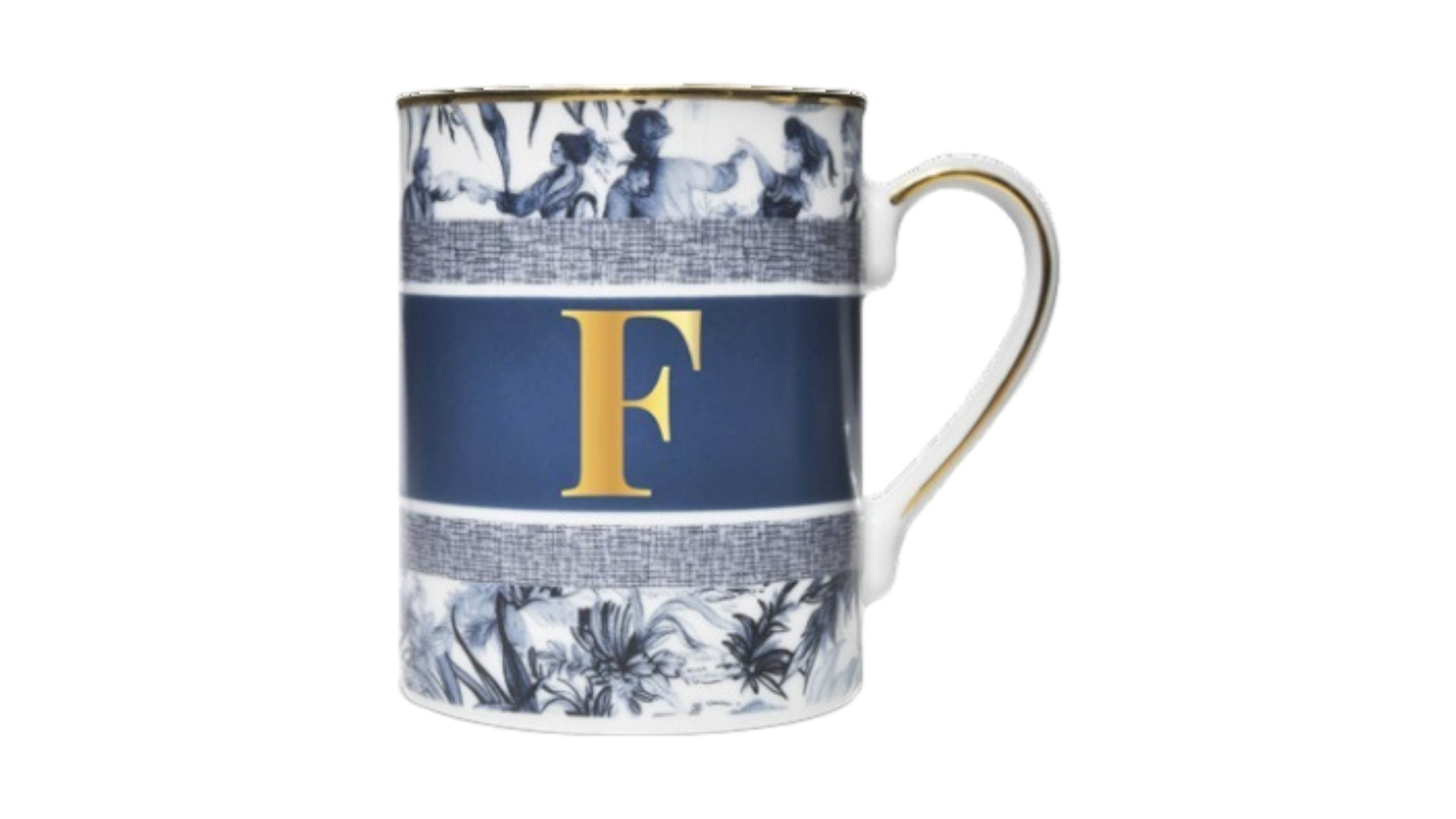 Baci Milano Infinity Mug With Letter F