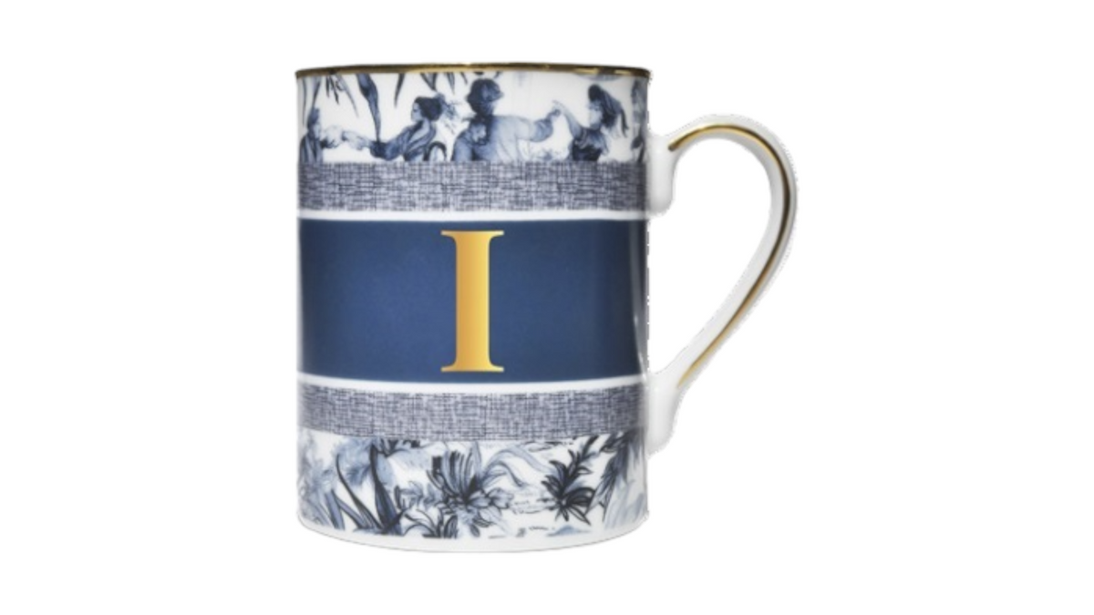 Baci Milano Infinity Mug With Letter I