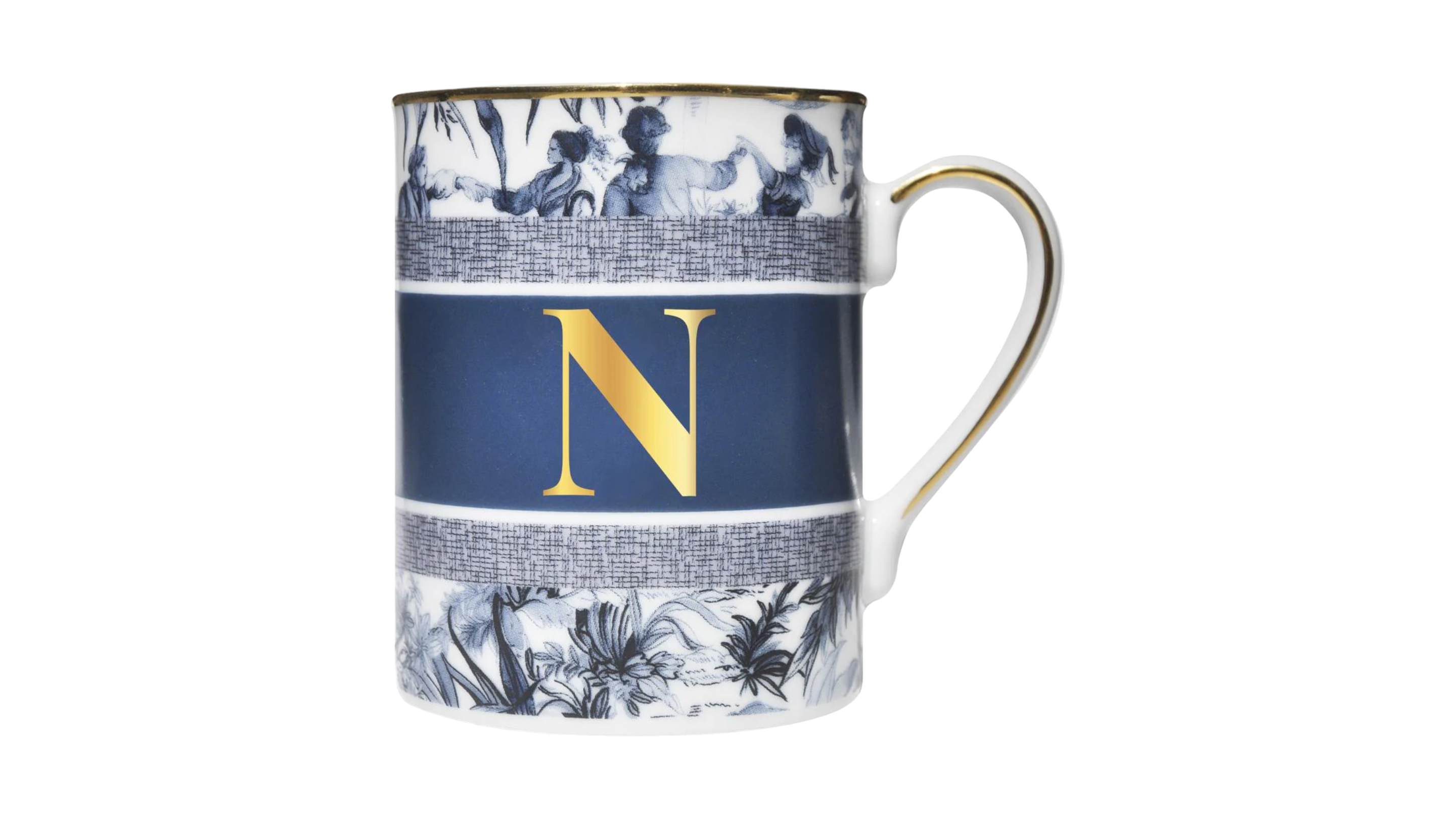 Baci Milano Infinity Mug With Letter N