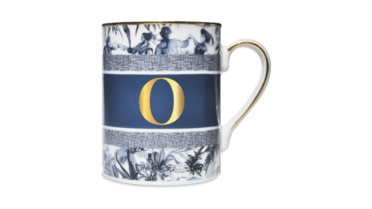 Baci Milano Infinity Mug With Letter O