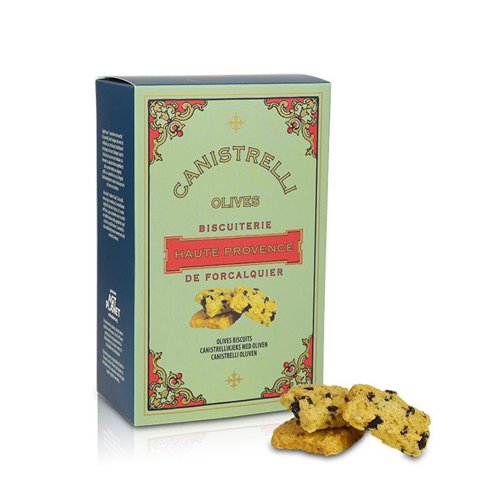Canistrelli with Black Olives (180g)