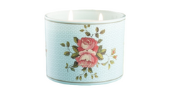 Aynsley Archive Rose Candle, Double Wick