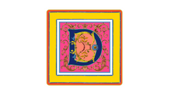 Baci Milano Ortigia Plate Emptier Letter D