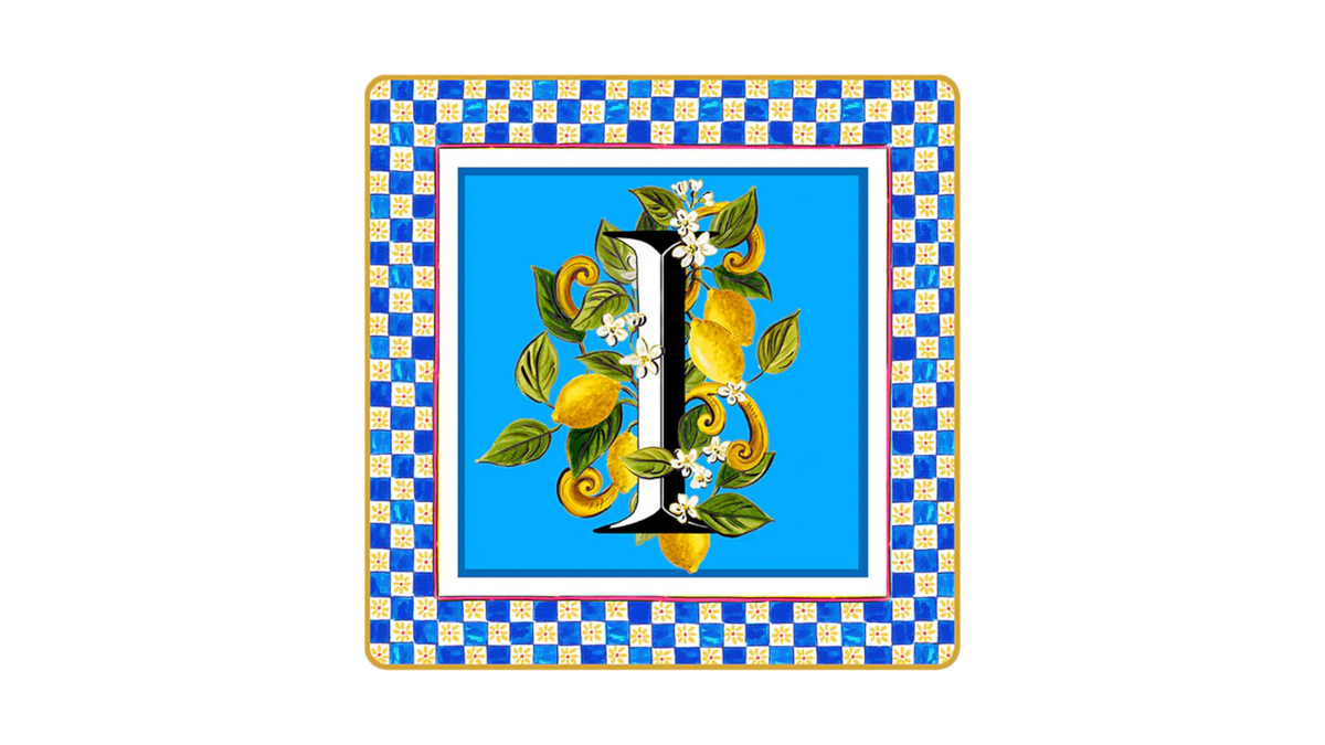 Baci Milano Ortigia Plate Emptier Letter I