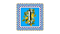 Baci Milano Ortigia Plate Emptier Letter I