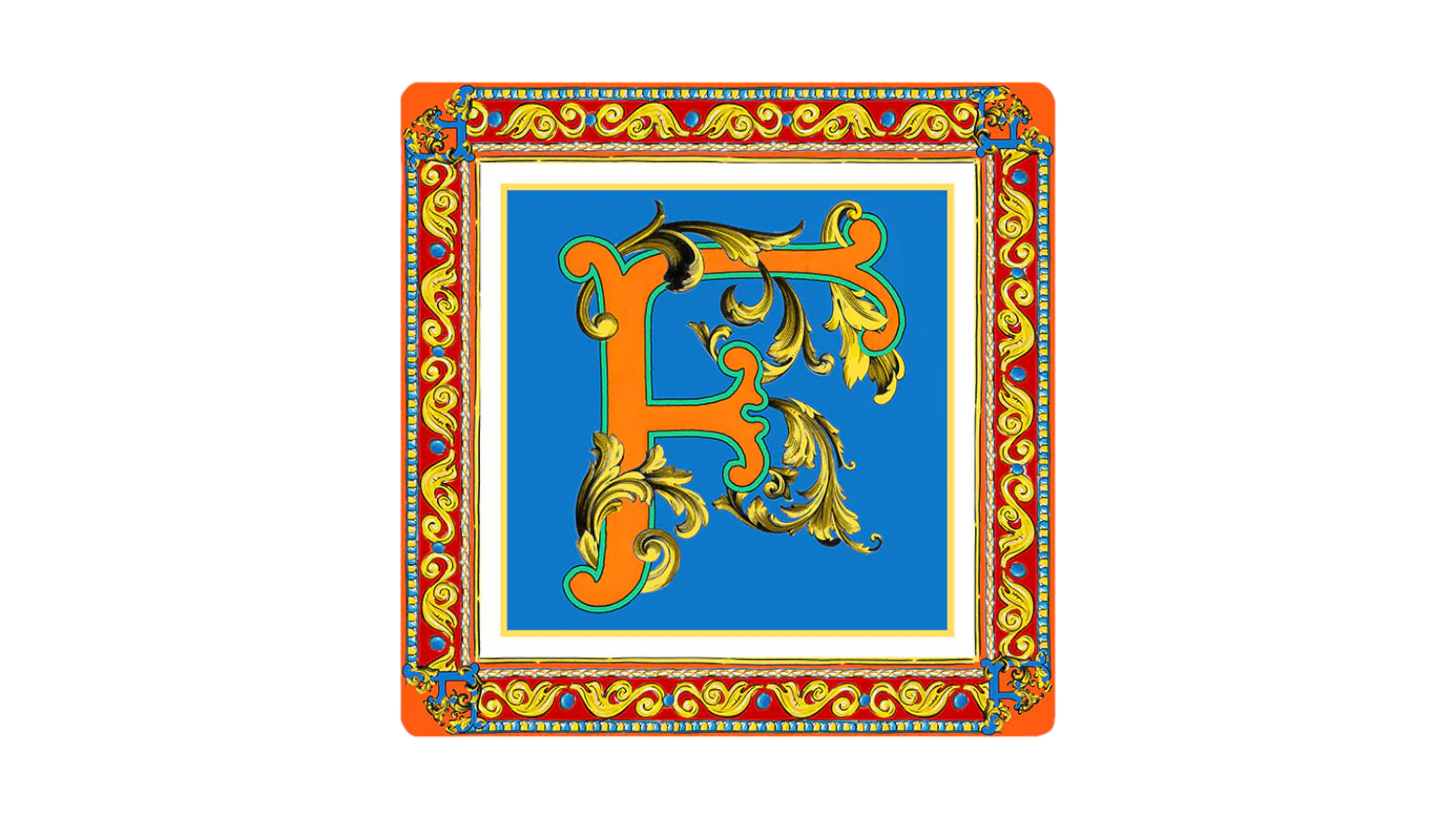 Baci Milano Ortigia Plate Emptier Letter F