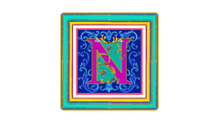 Baci Milano Ortigia Plate Emptier Letter N