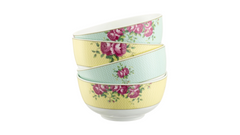 Aynsley Archive Rose Cereal Bowl Set, X 4