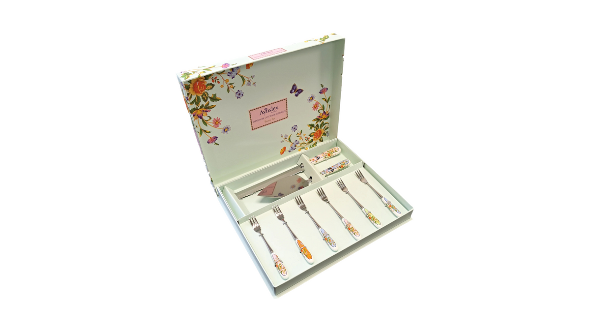 Aynsley Cottage Garden Pastry Set