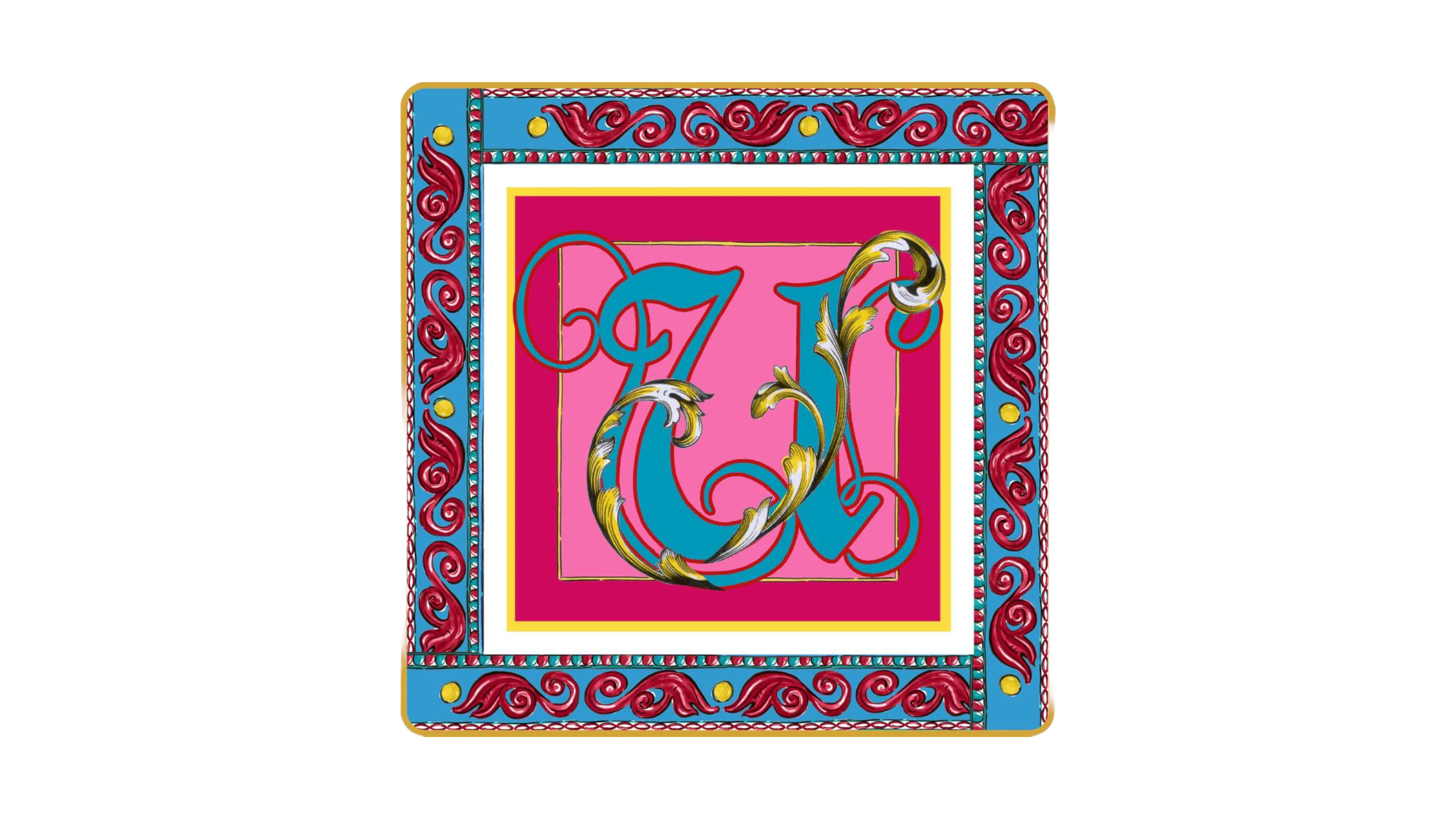 Baci Milano Ortigia Plate Emptier Letter U