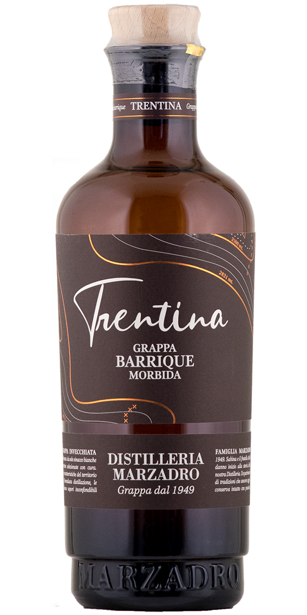 Trentina - Grappa Invecchiata Morbida Barrique 70Cl