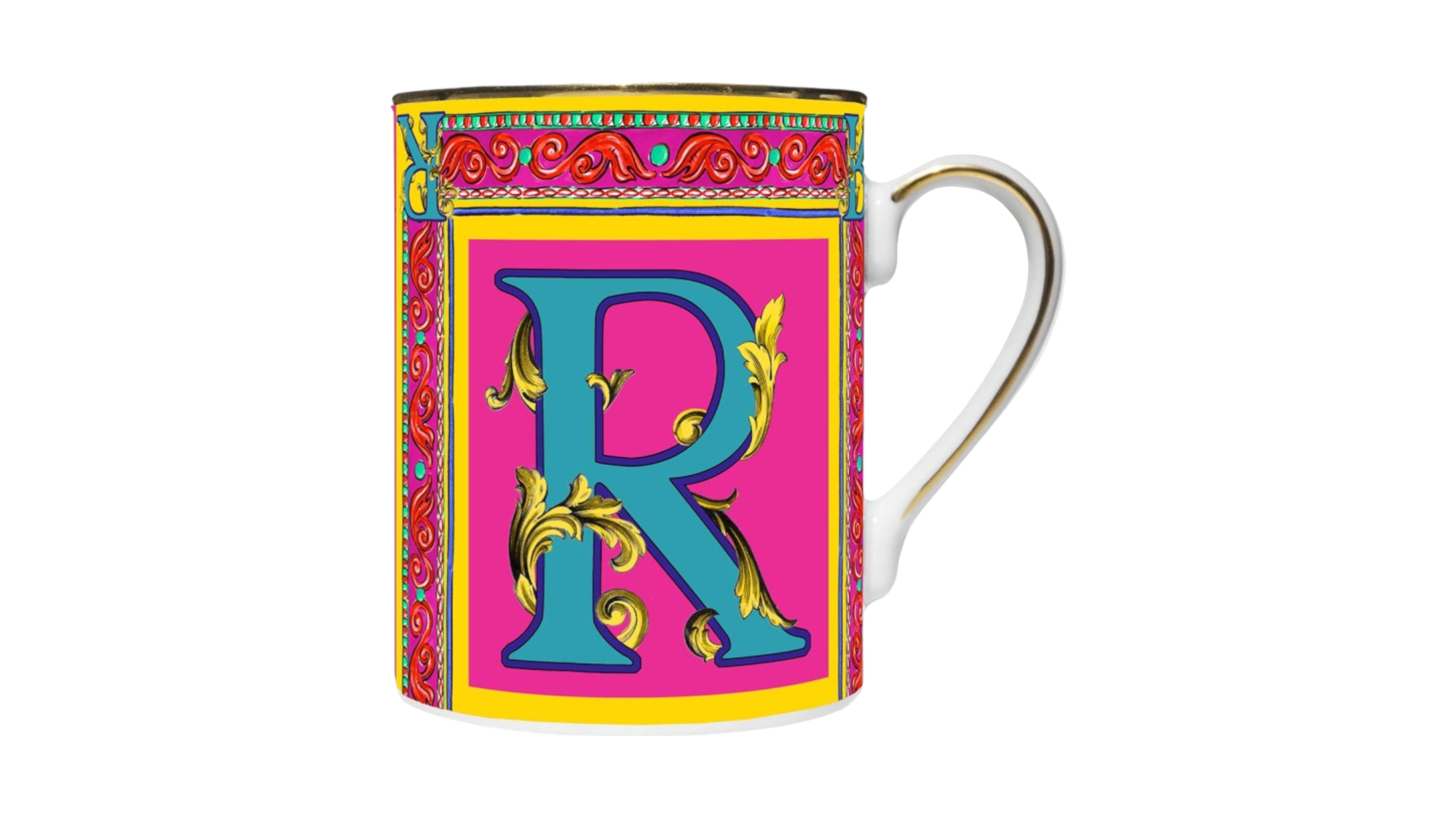 Baci Milano Ortigia Mug with Letter R