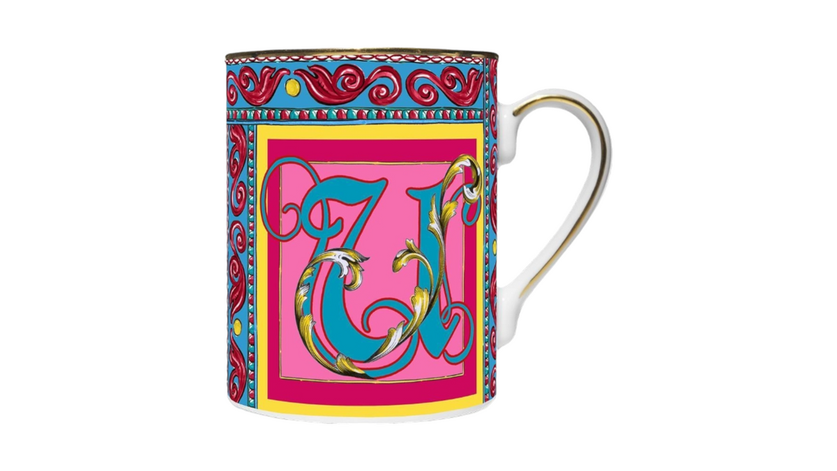 Baci Milano Ortigia Mug with Letter U