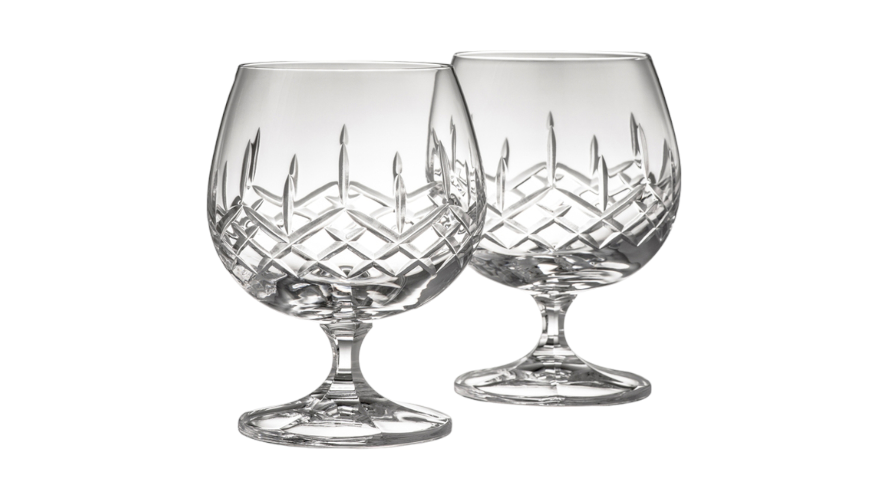Galway Crystal Longford Brandy Pair