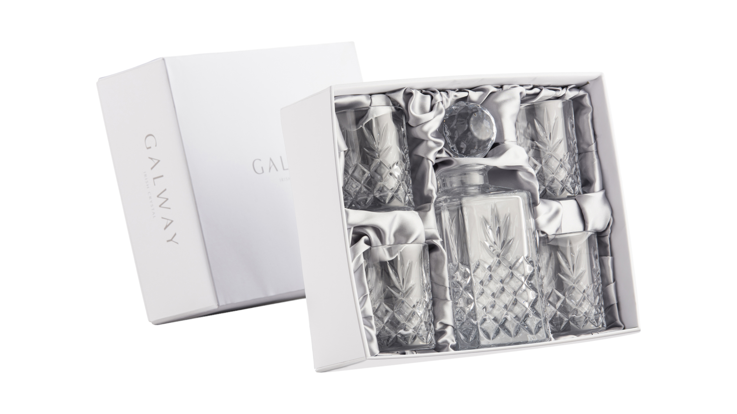 Galway Crystal Renmore Decanter Set