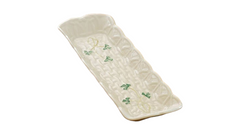 Belleek Shamrock Mint Tray