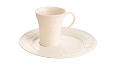 Belleek Claddagh Mug & Tray Set