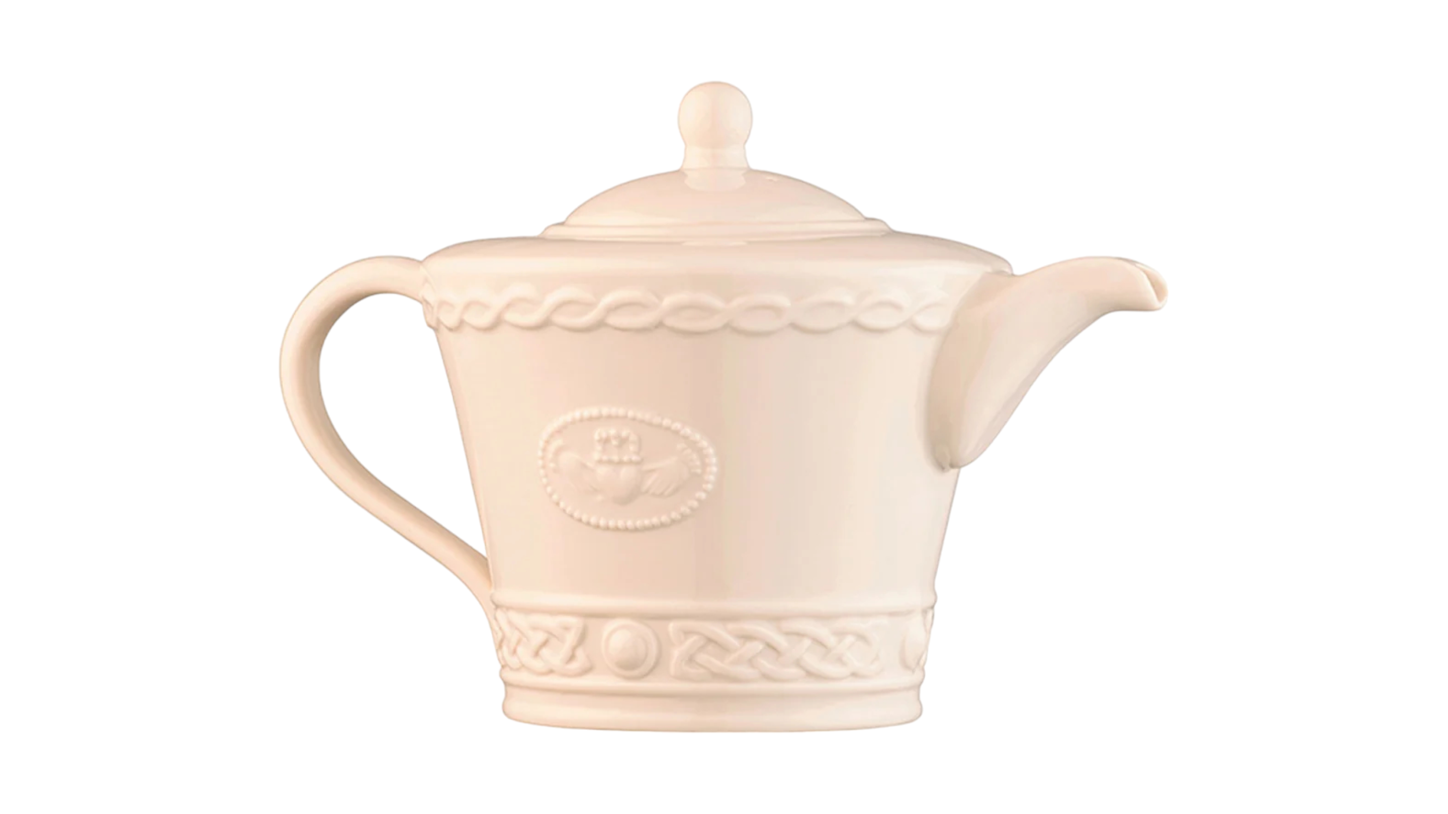 Belleek Claddagh Large Beverage Pot