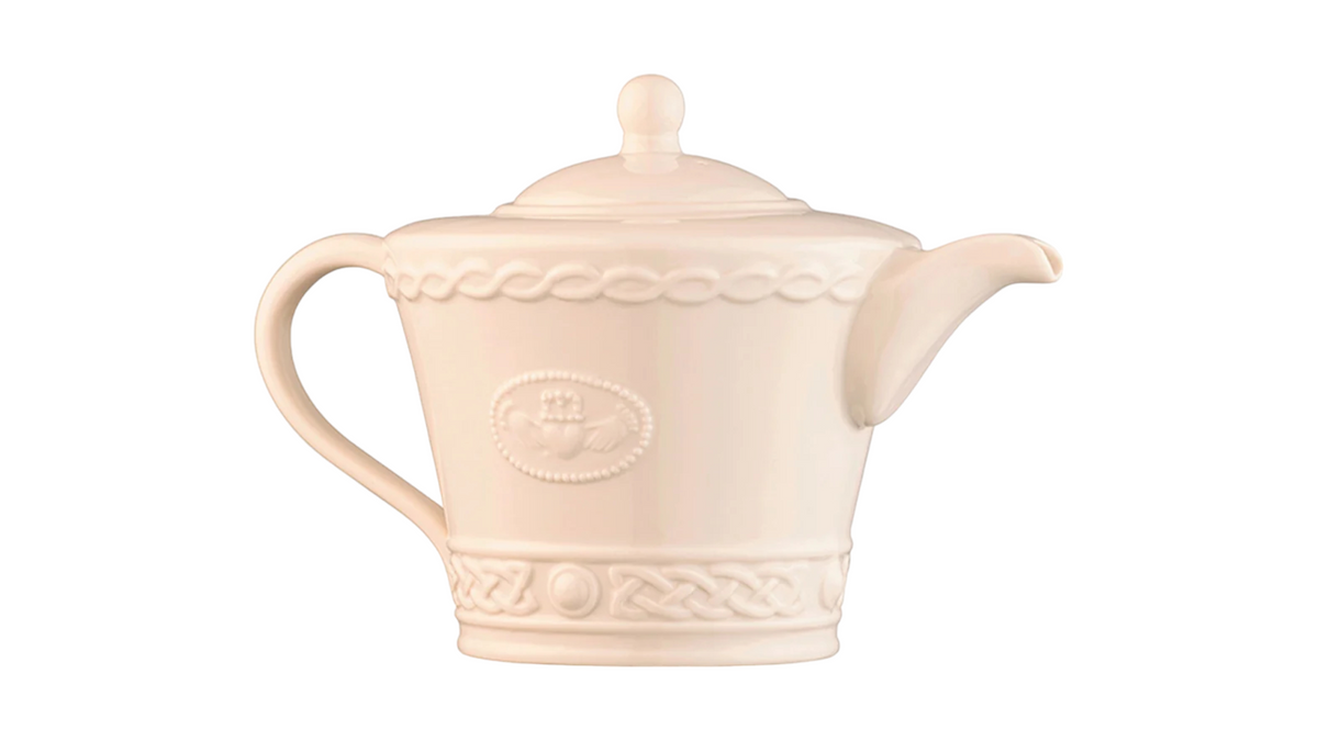 Belleek Claddagh Large Beverage Pot