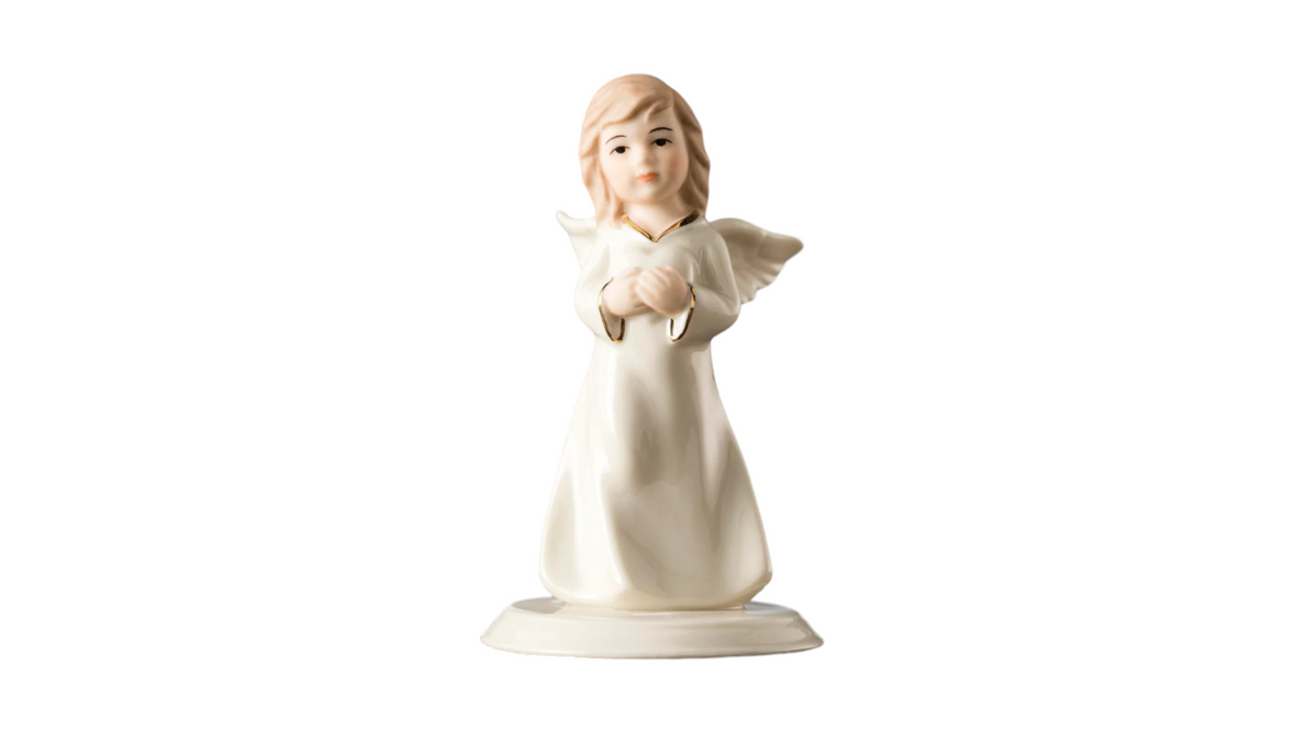 Belleek Living Mini Angel Of Love Figurine